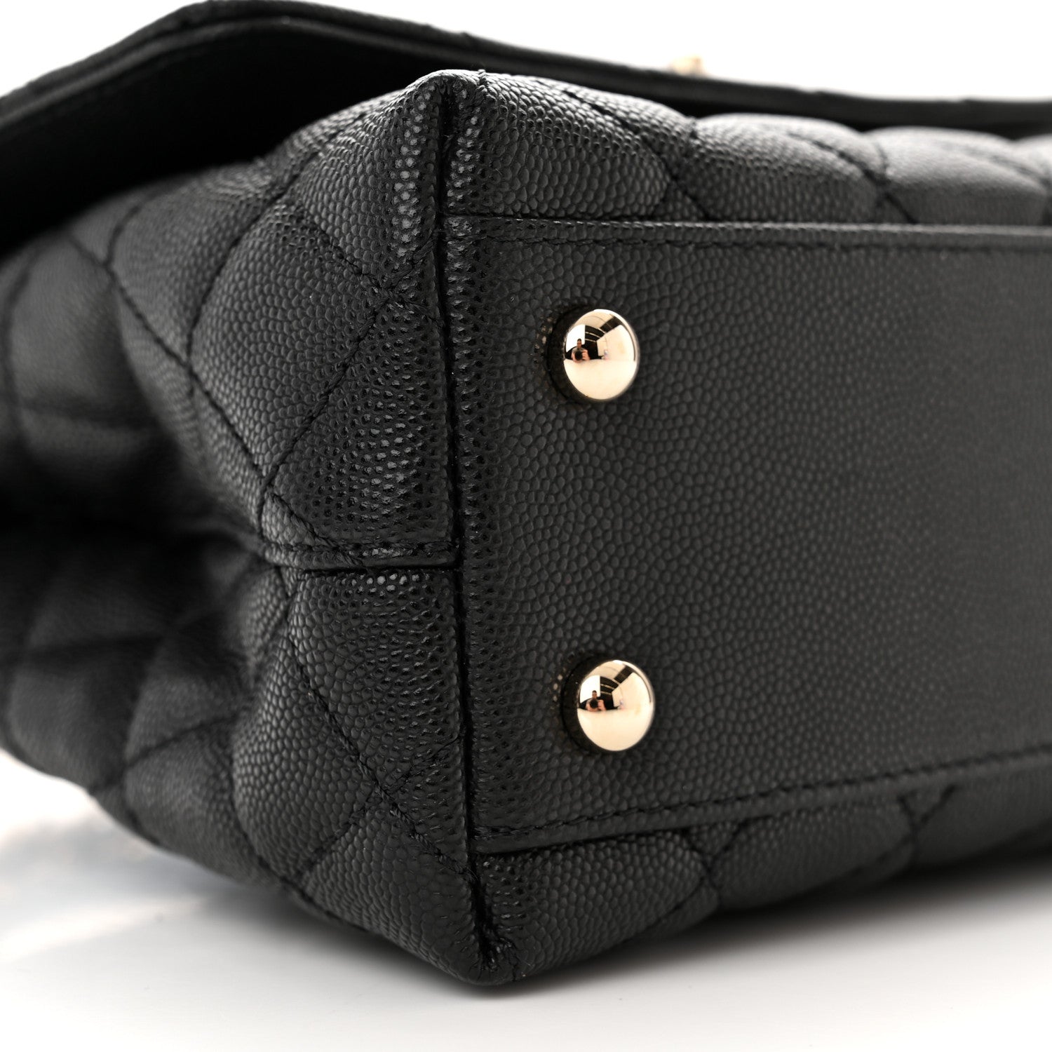 Chanel Caviar Quilted Mini Coco Handle Flap Black 9 of 11