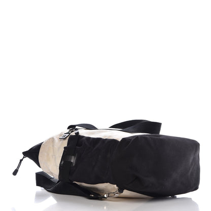 Chanel Nylon Sport Backpack Tote Beige Black 5 of 15