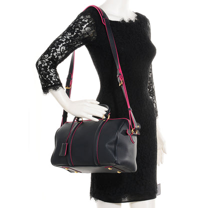 Louis Vuitton Veau Cachemire SC Bag PM Cobalt Fuchsia Extra Strap 2 of 8