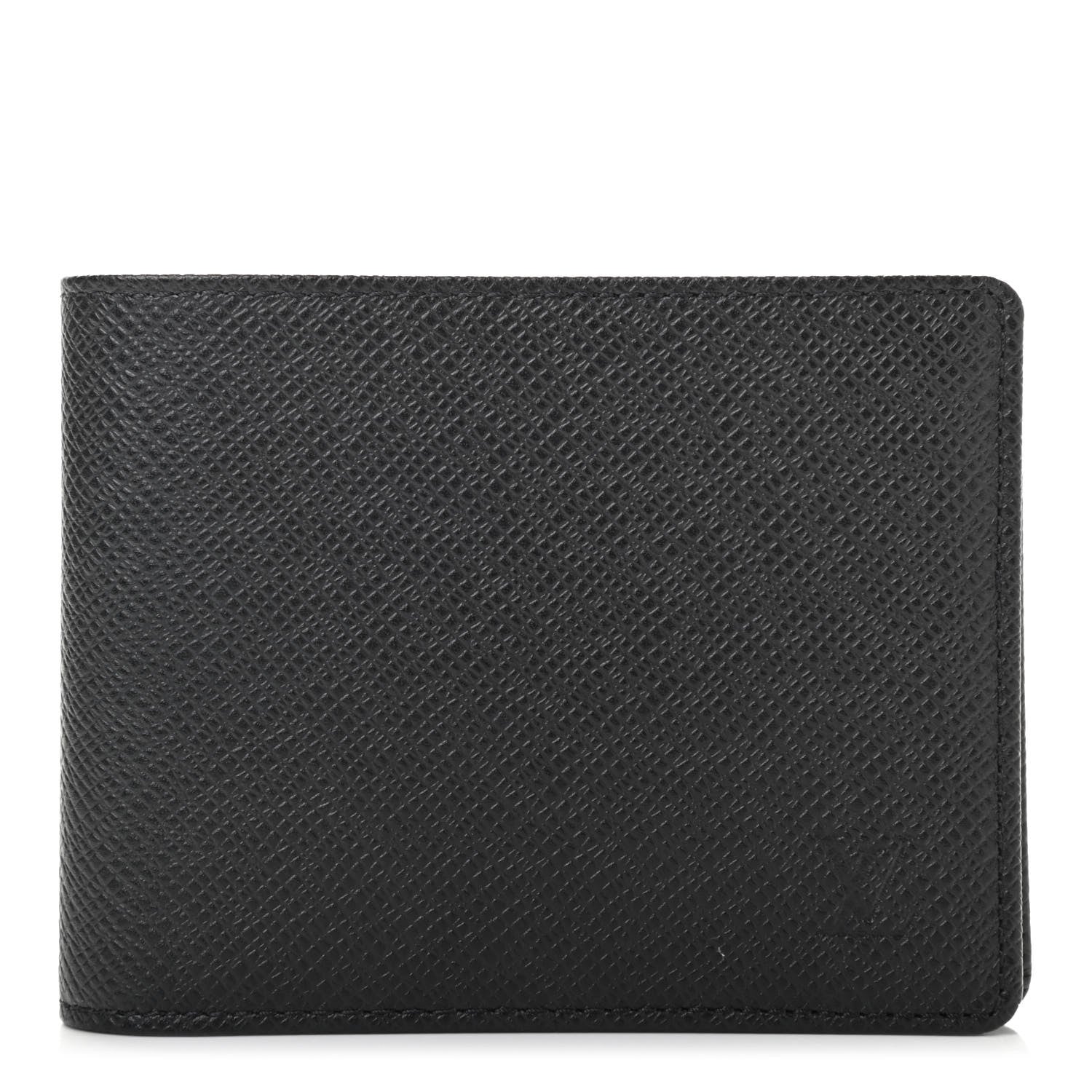 Louis Vuitton Taiga Mens Billfold Wallet 3 Flaps Ardoise 1 of 7