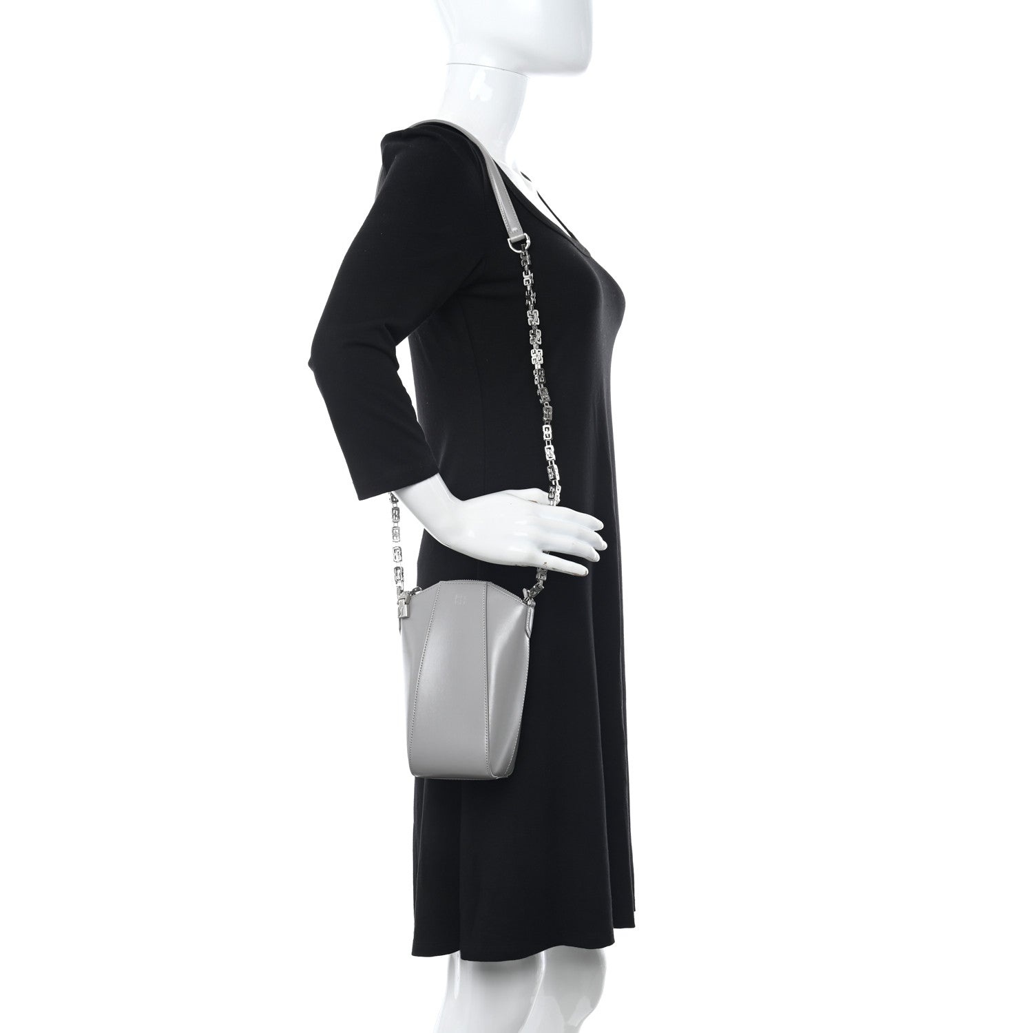 Givenchy Calfskin Mini Vertical Antigona Grey 2 of 11