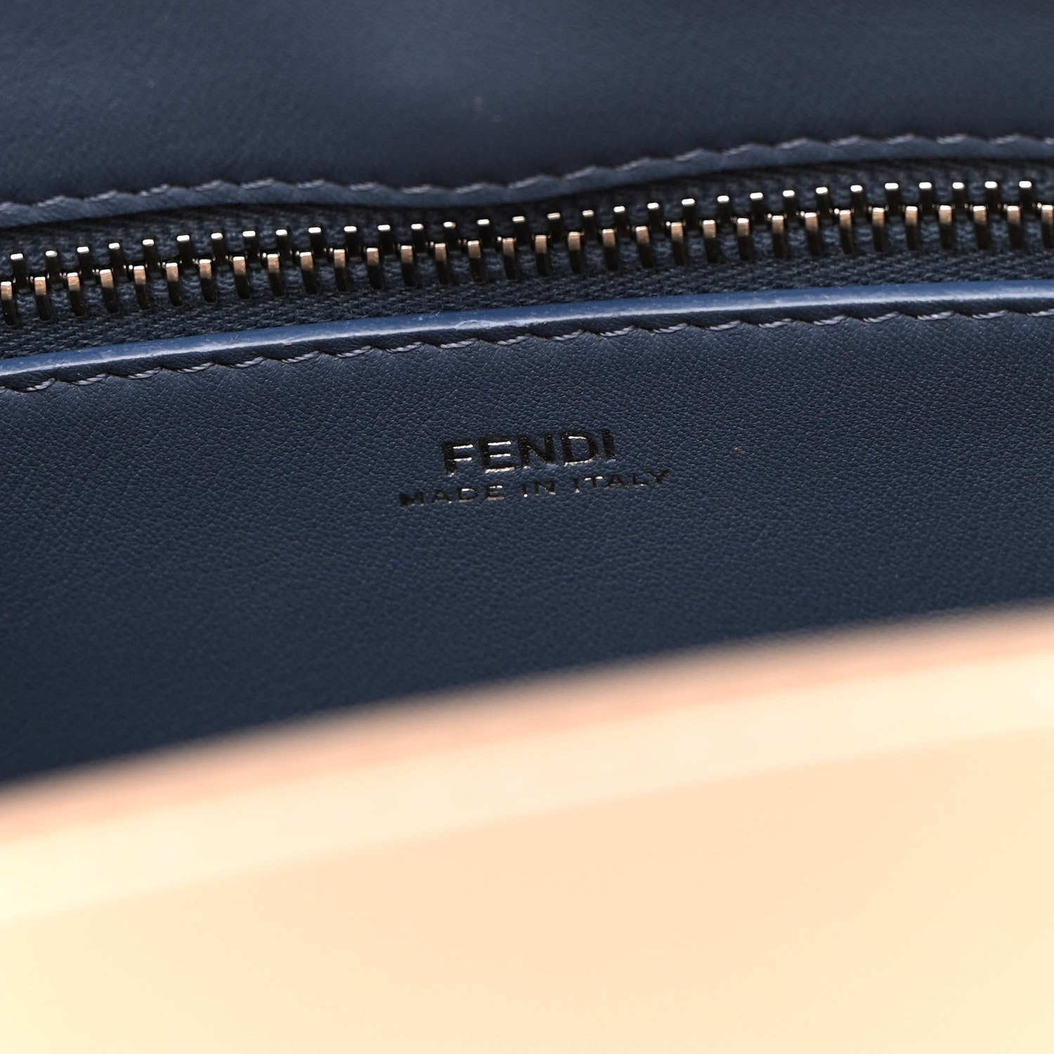 Fendi Vitello Baltico Dolce DotCom Satchel Cuoio Mirto 7 of 10