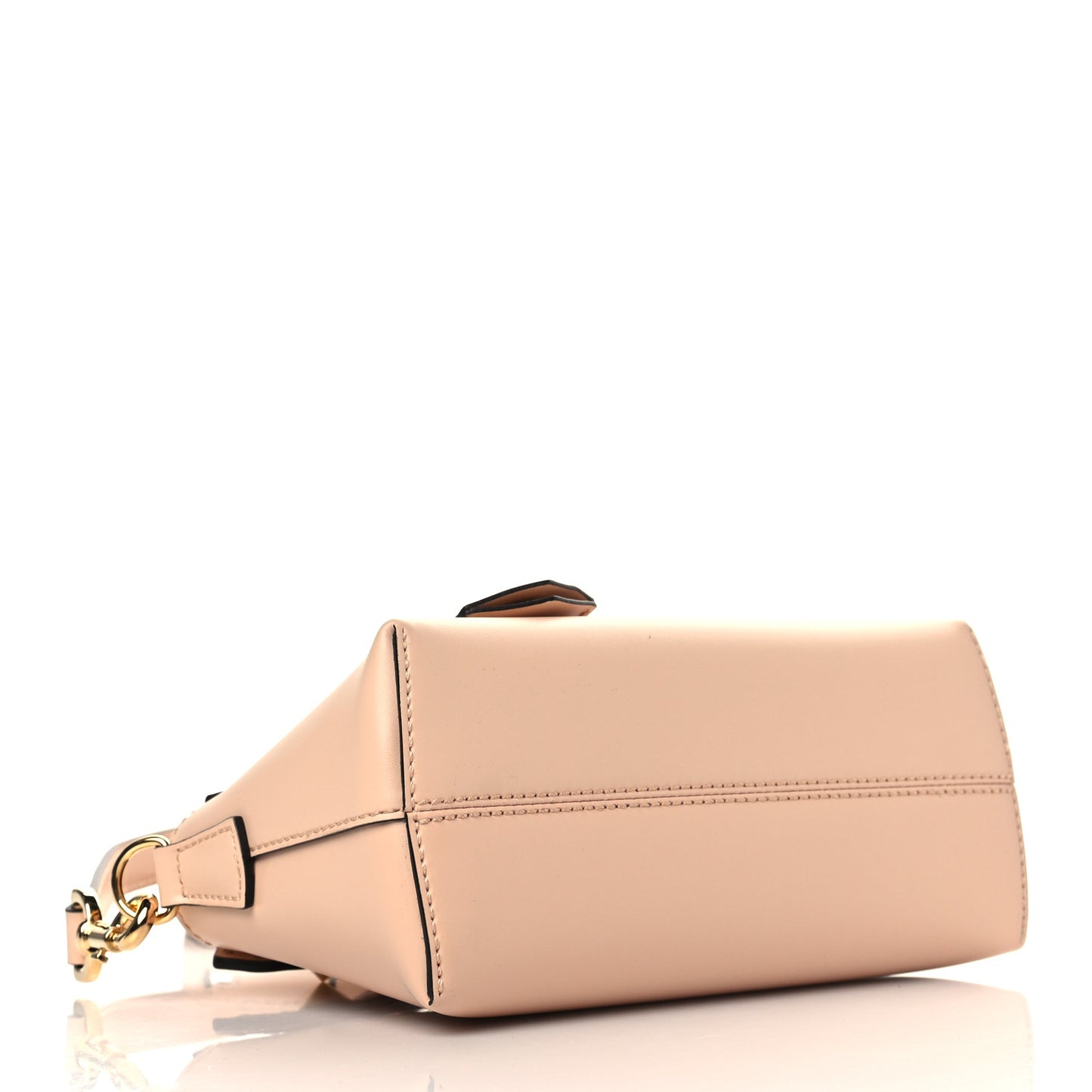 Vitello King Logo Embossed Mini By The Way Boston Bag Light Rose