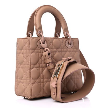 Christian Dior Ultra Matte Calfskin Cannage Small My ABCDior Lady Dior Beige 3 of 8