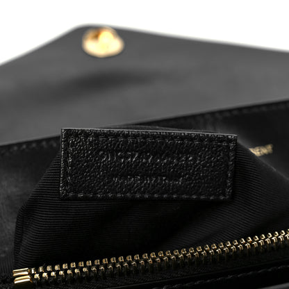 Saint Laurent Calfskin Y Quilted Monogram Medium Loulou Chain Satchel Black 8 of 11
