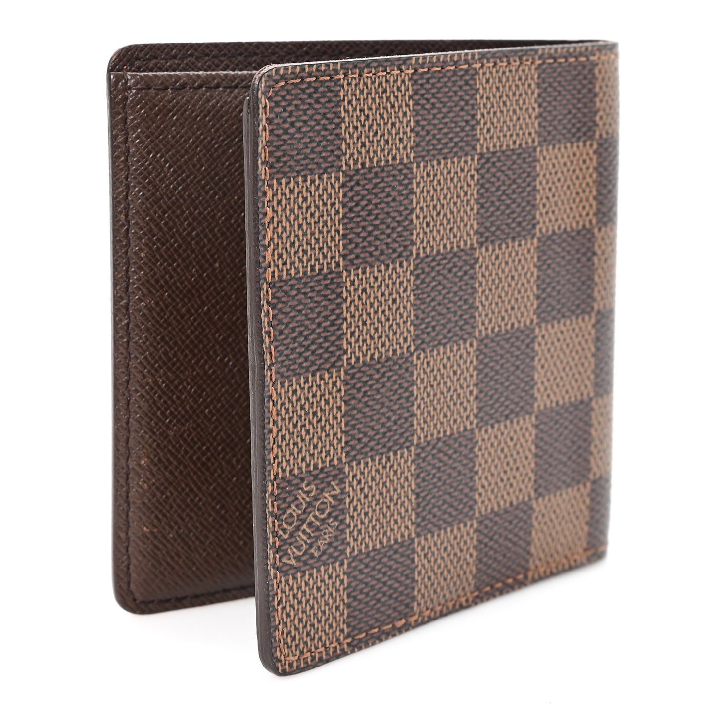 Damier Ebene Porte-Billets 6 Card Bi-Fold Wallet