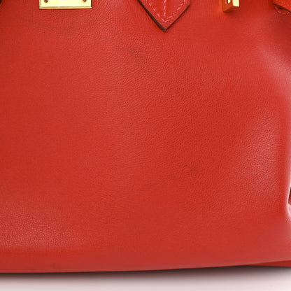Hermes Swift Birkin 30 Rouge Vif 14 of 17