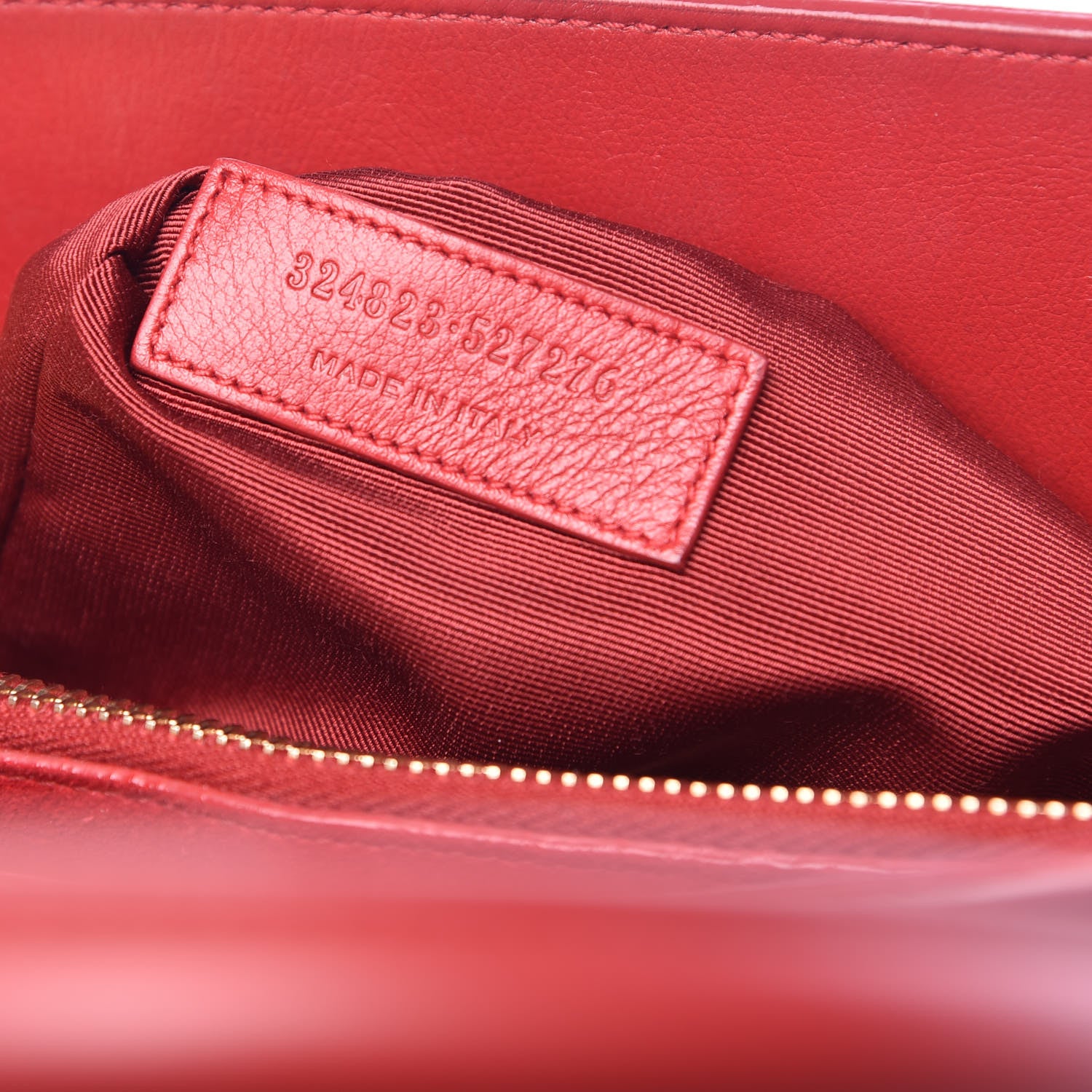 Saint Laurent Calfskin Small Sac De Jour Lipstick Red 8 of 18