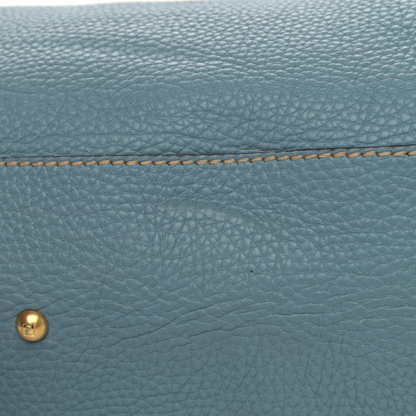 Cuoio Romano Selleria Large Peekaboo Iconic Satchel Carta Zucchero