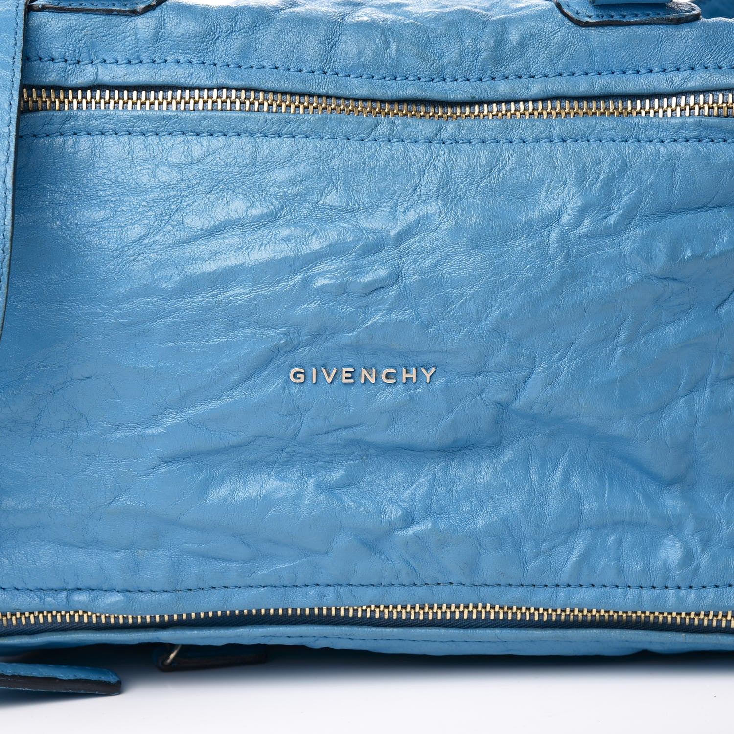 Givenchy Tumbled Sheepskin Medium Pandora Light Blue 9 of 12