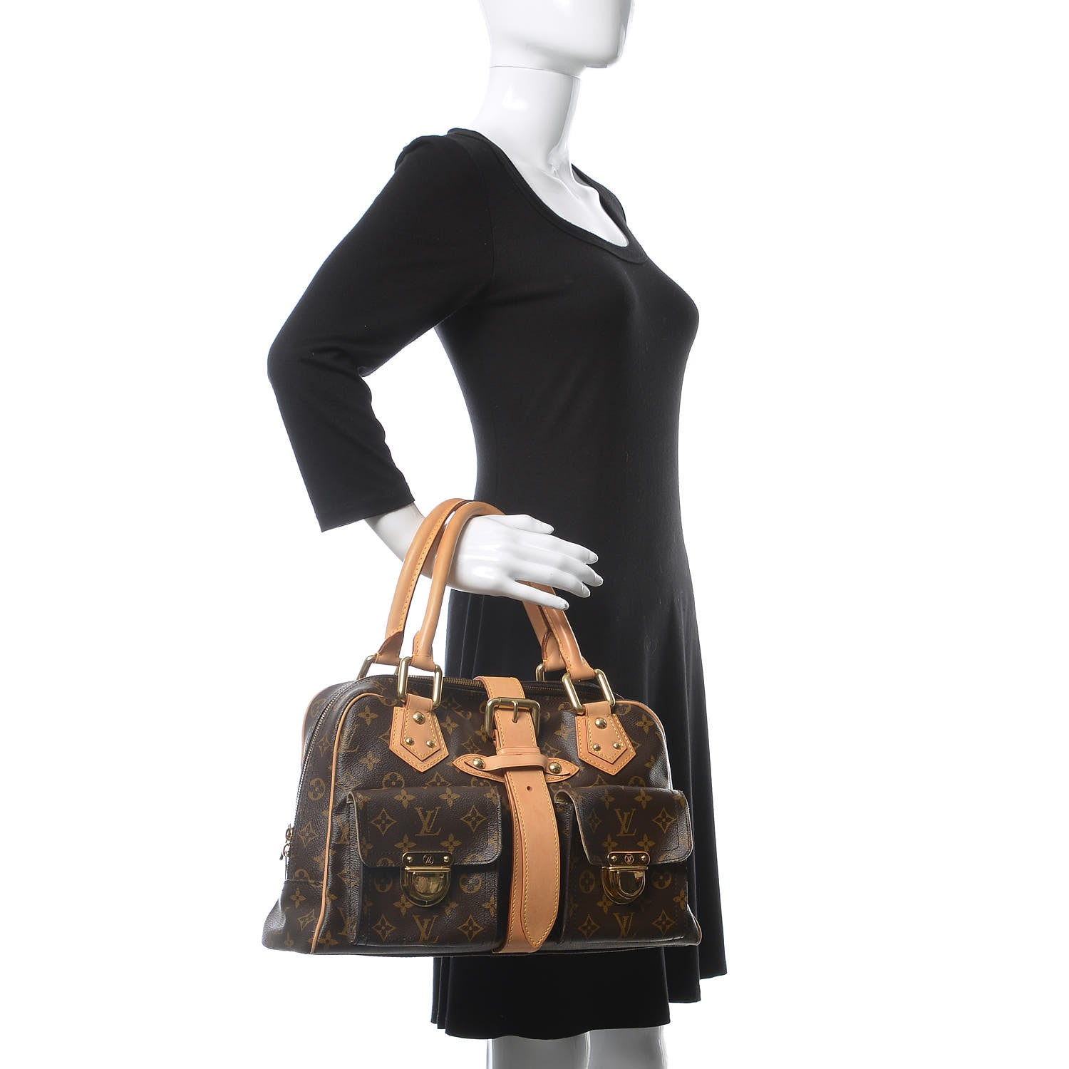 Louis Vuitton Monogram Manhattan GM 2 of 25