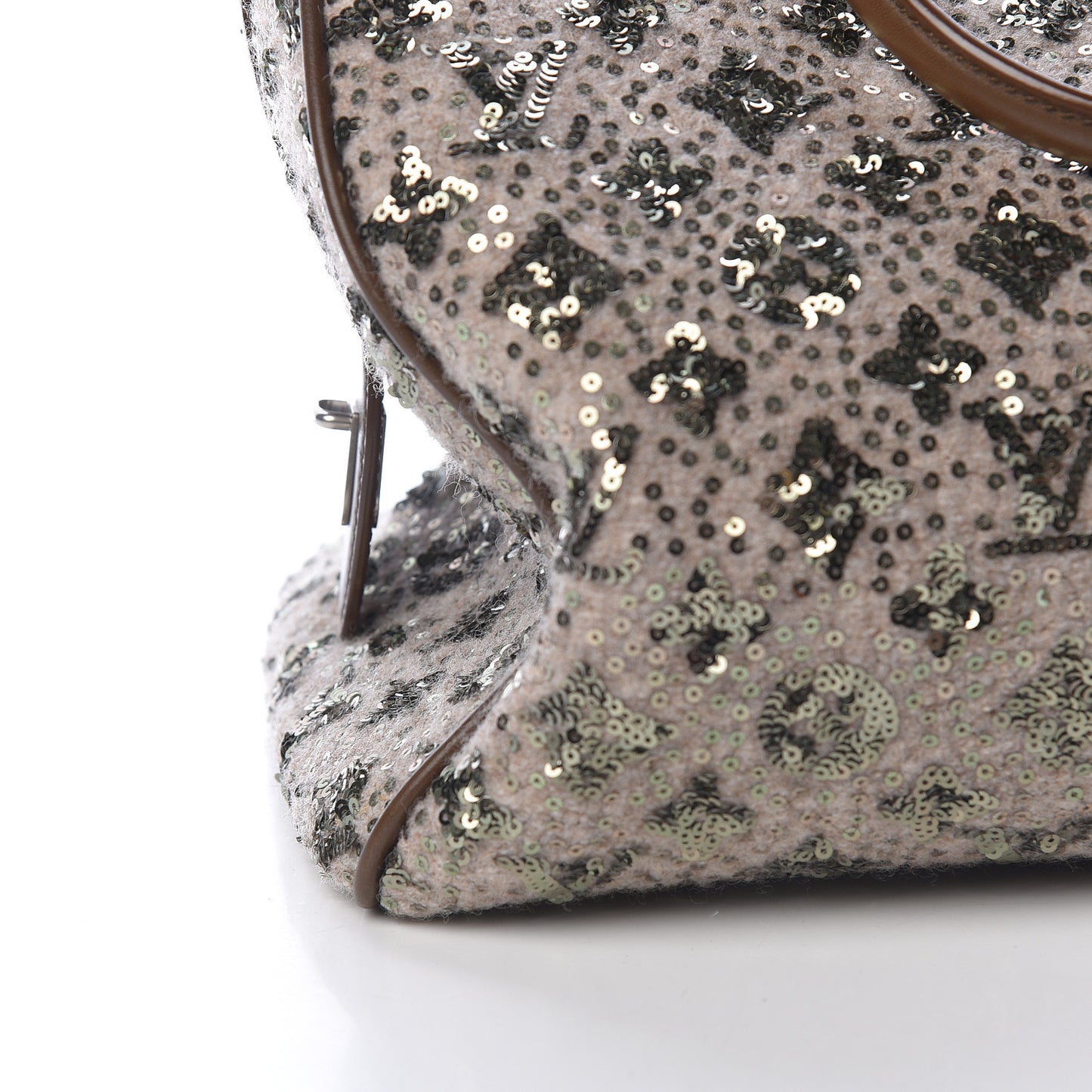 Sequin Monogram Sunshine Express Speedy Kaki