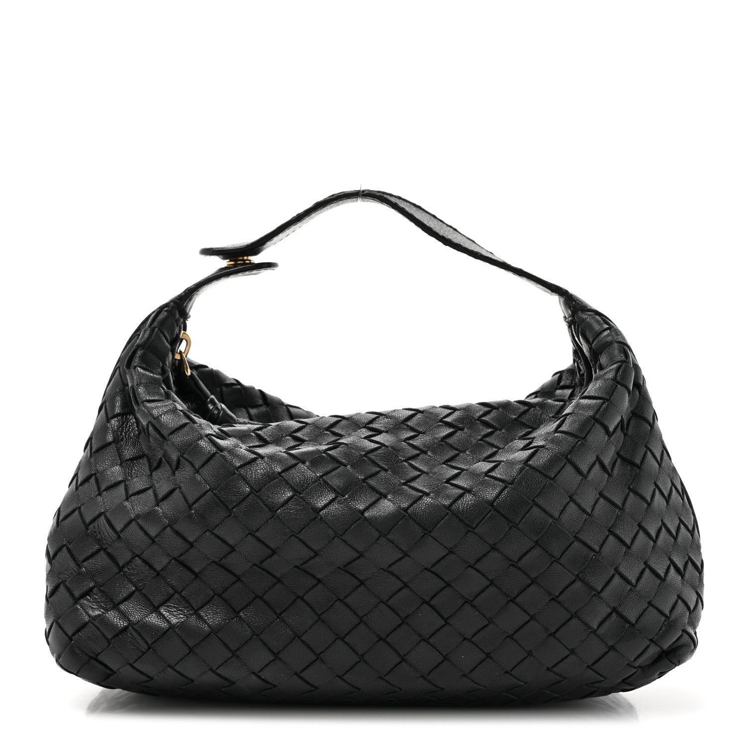 Bottega Veneta Nappa Intrecciato Cosmetic Case Black 1 of 15