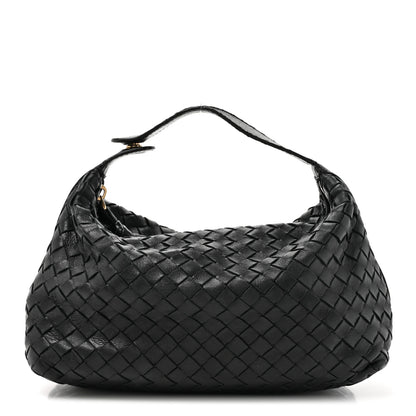 Bottega Veneta Nappa Intrecciato Cosmetic Case Black 1 of 15