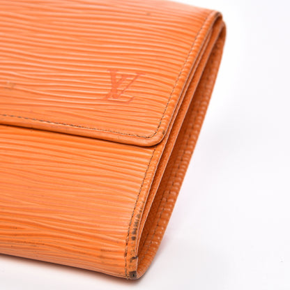 Louis Vuitton Epi Elise Wallet Mandarin 9 of 13