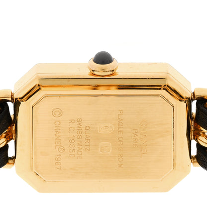 Chanel Stainless Steel Lambskin 20mm Chain Premiere Quartz Watch Gold S 4 of 4