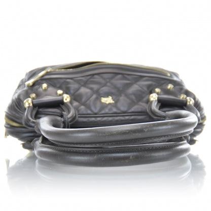 Burberry Leather Quilted Satchel Dark Brown 5 of 13