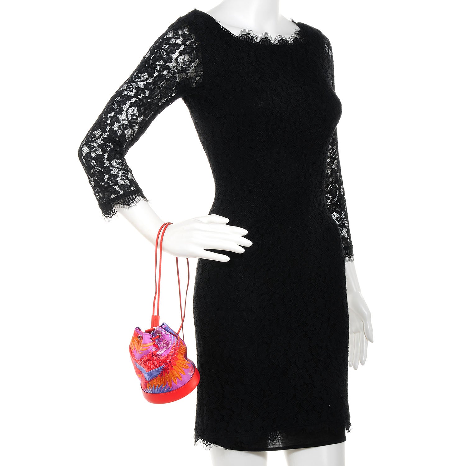 Hermes Silk Swift Flamingo Party Soie Cool Small Capucine 2 of 8