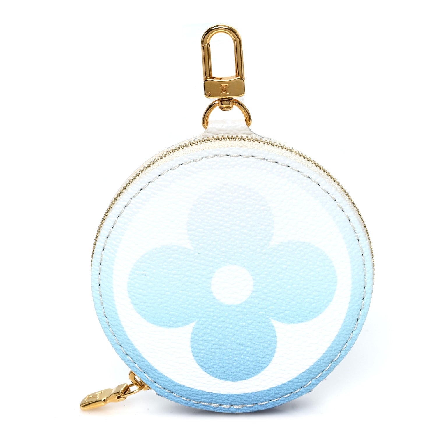 Louis Vuitton Monogram Giant By The Pool Multi Pochette Accessories Round Coin Purse Blue 1 of 6