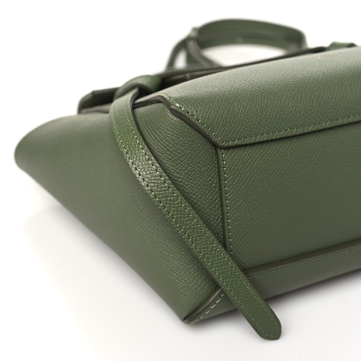 Celine Grained Calfskin Nano Belt Bag Light Khaki 10 of 11