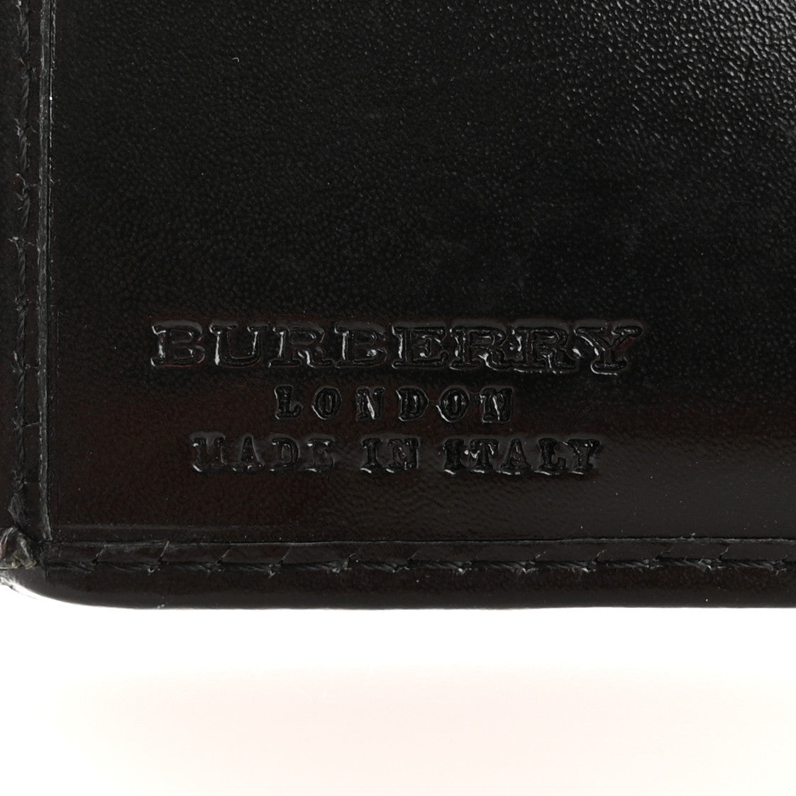 House Check Compact Wallet Black