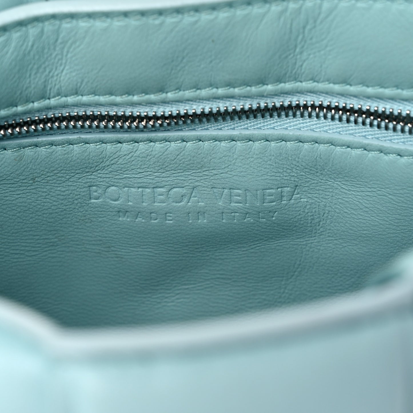 Lambskin Maxi Intreccio Padded Chain Cassette Crossbody Bag Spearmint