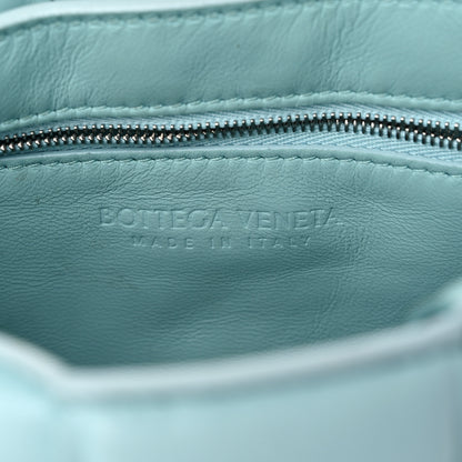 Bottega Veneta Lambskin Maxi Intreccio Padded Chain Cassette Crossbody Bag Spearmint 6 of 17