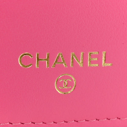 Chanel Caviar Quilted Medium Flap Wallet Pink 6 of 9