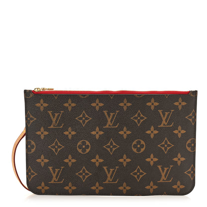 Louis Vuitton Monogram Neverfull MM GM Pochette Cherry 1 of 8