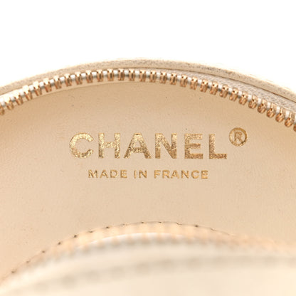 Chanel Lambskin Coco Lifesaver Round Bag Pink White 6 of 12