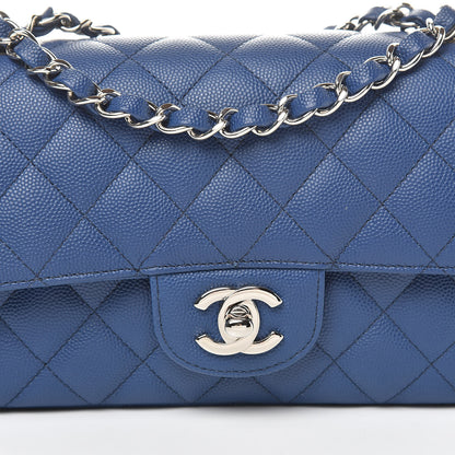 Chanel Caviar Quilted Mini Rectangular Flap Blue 8 of 11