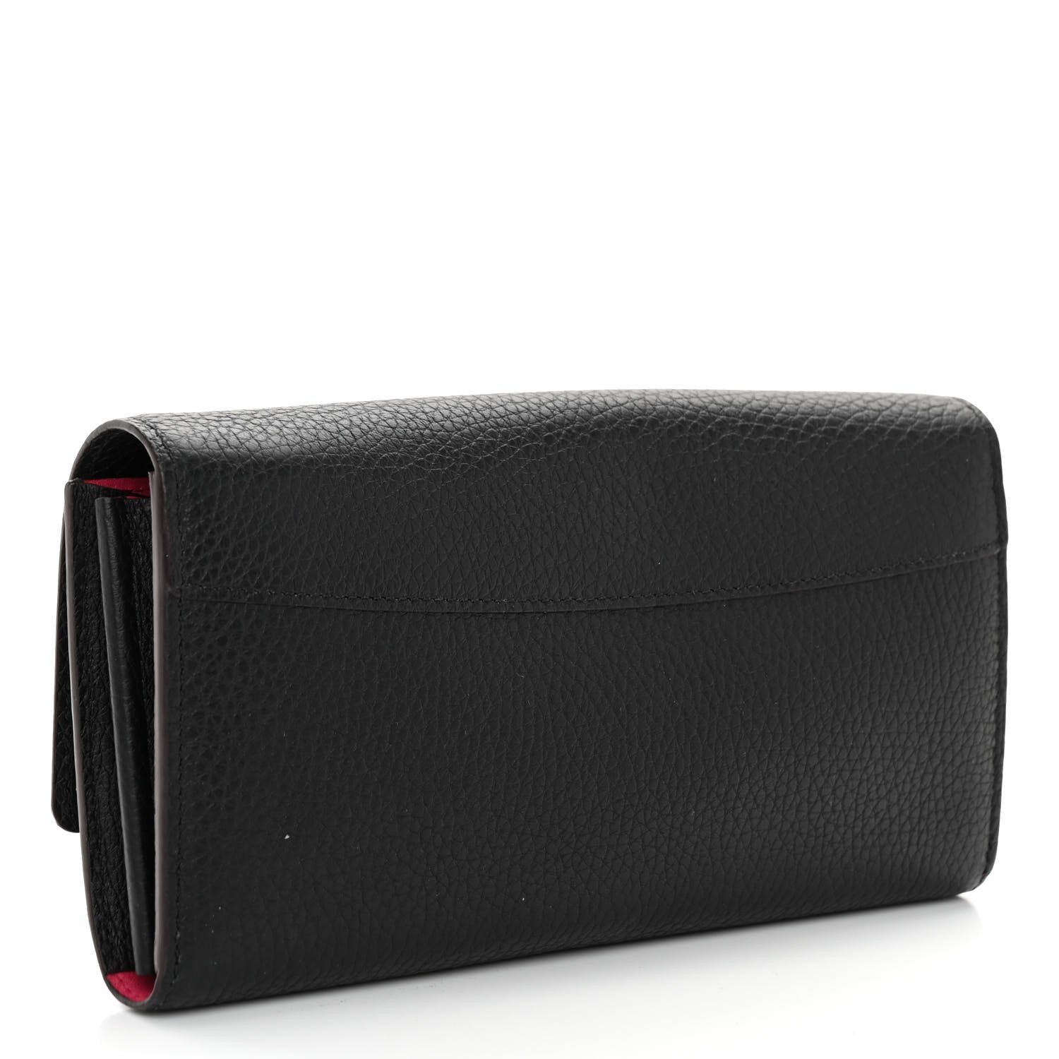 Louis Vuitton LOUIS VUITTON Taurillon Capucines Wallet Black 3 of 8