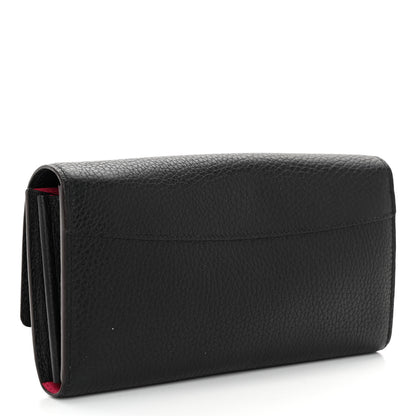 Louis Vuitton LOUIS VUITTON Taurillon Capucines Wallet Black 3 of 8