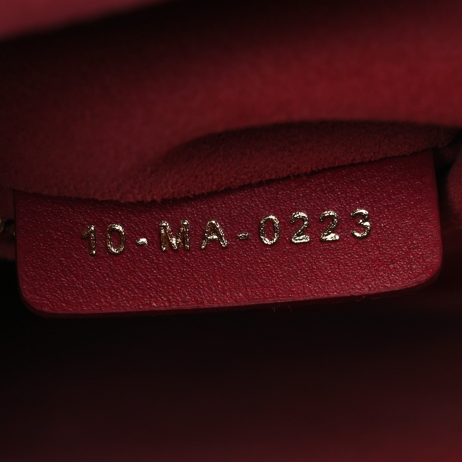 Christian Dior Lambskin Cannage Small My ABCDior Lady Dior Red 7 of 12