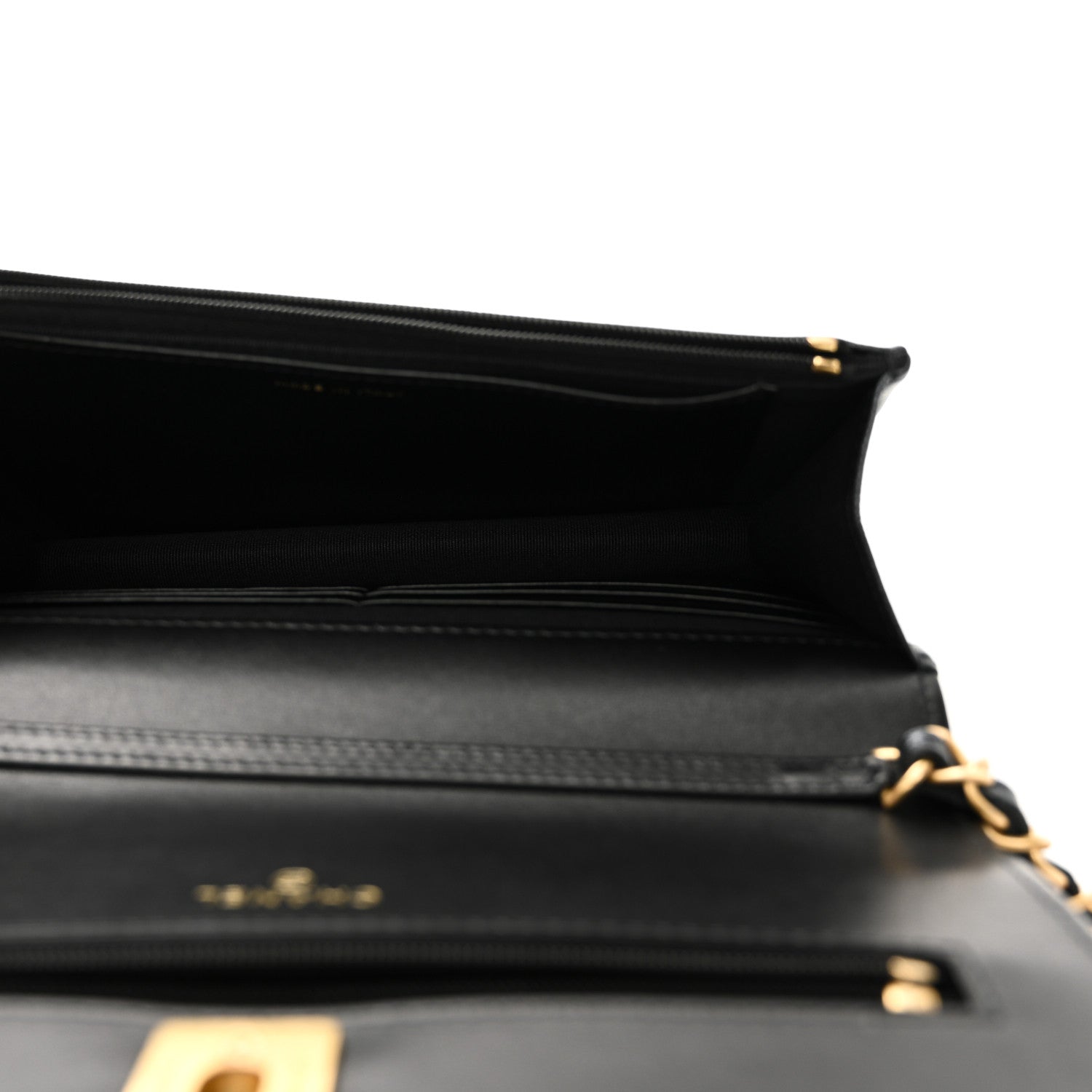 Chanel Pearly Caviar Quilted Fit For You Wallet On Chain WOC Black 5 of 11
