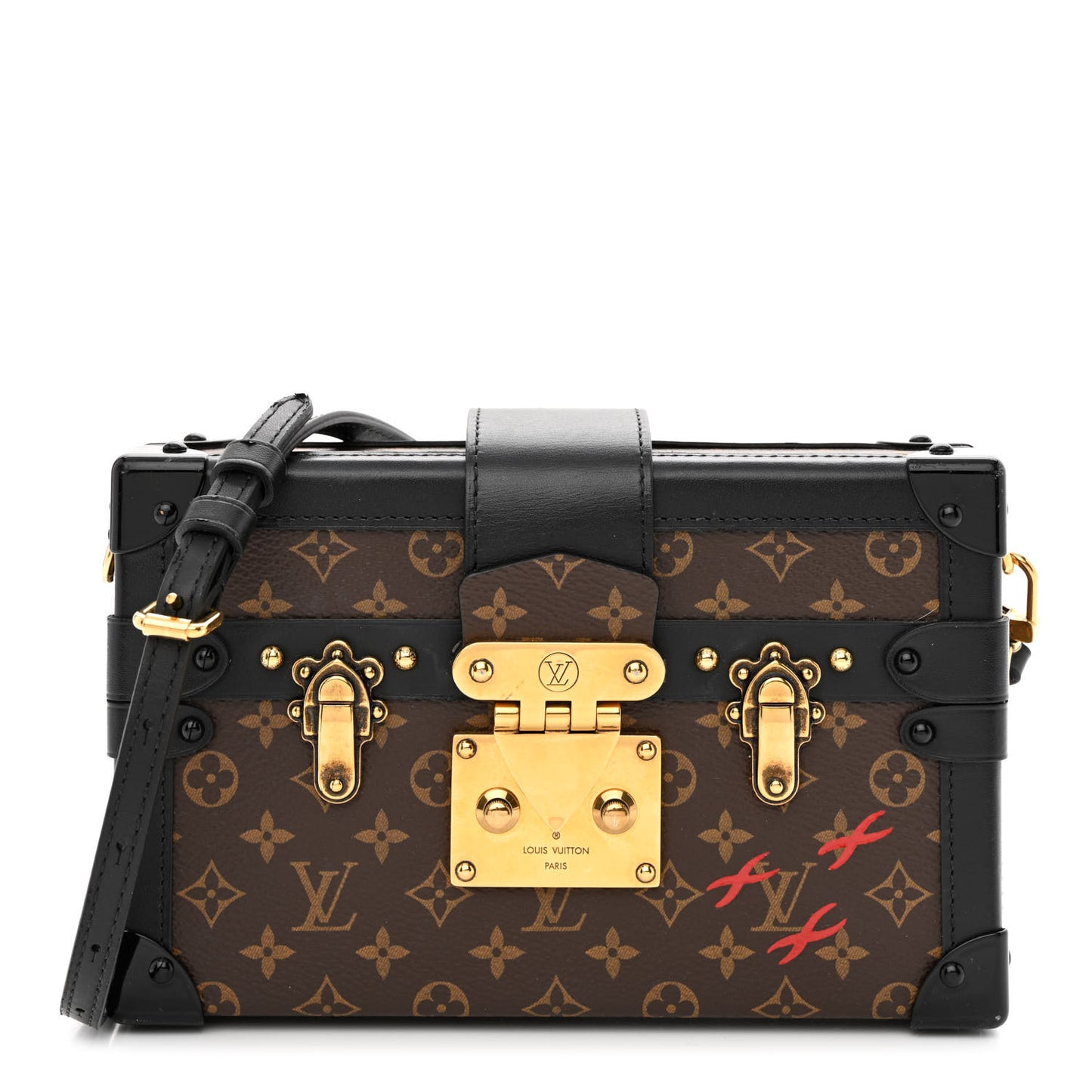 Monogram Petite Malle Black