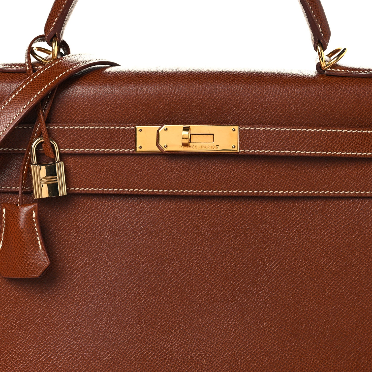 Hermes Veau Grain Lisse Kelly Sellier 32 Noisette 1887941