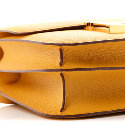 Hermes Epsom Constance 24 Jaune Ambre 9 of 11