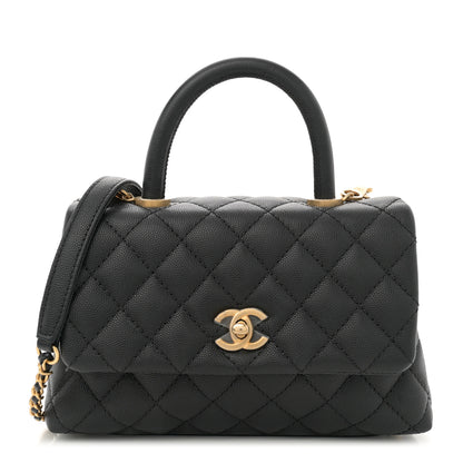 Chanel Caviar Quilted Mini Coco Handle Flap Black 1 of 11