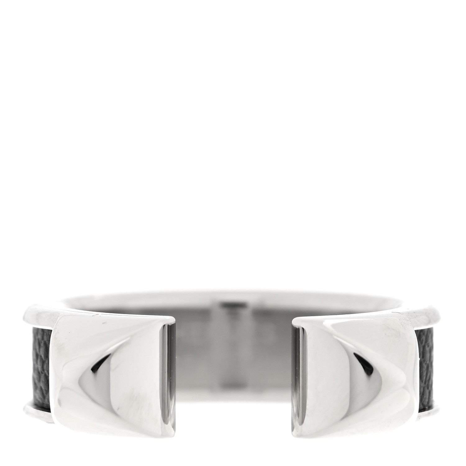 Hermes Madame Calfskin Athena Ring 55 89 Black 1 of 5