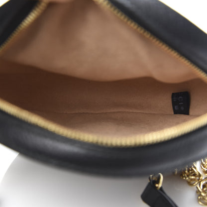 Gucci Grained Calfskin Web Mini Ophidia Round Shoulder Bag Black 5 of 10