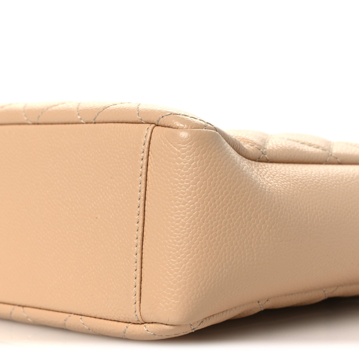 Chanel Caviar Quilted Petit Shopping Tote PST Beige Clair 10 of 15