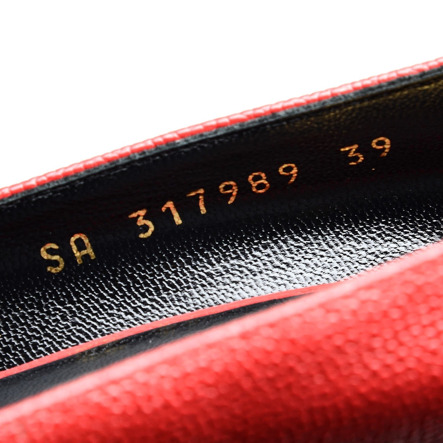 Saint Laurent Vernigolf Tribtoo 80 Platform Pumps 39 Red 8 of 8