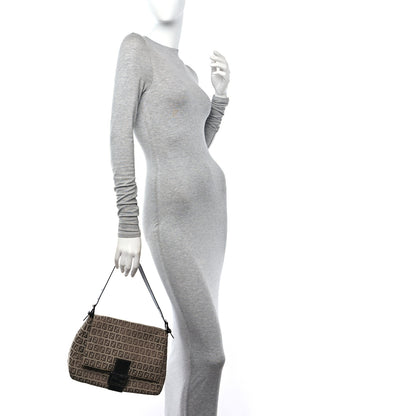 Fendi Zucchino Mama Baguette Brown 2 of 9