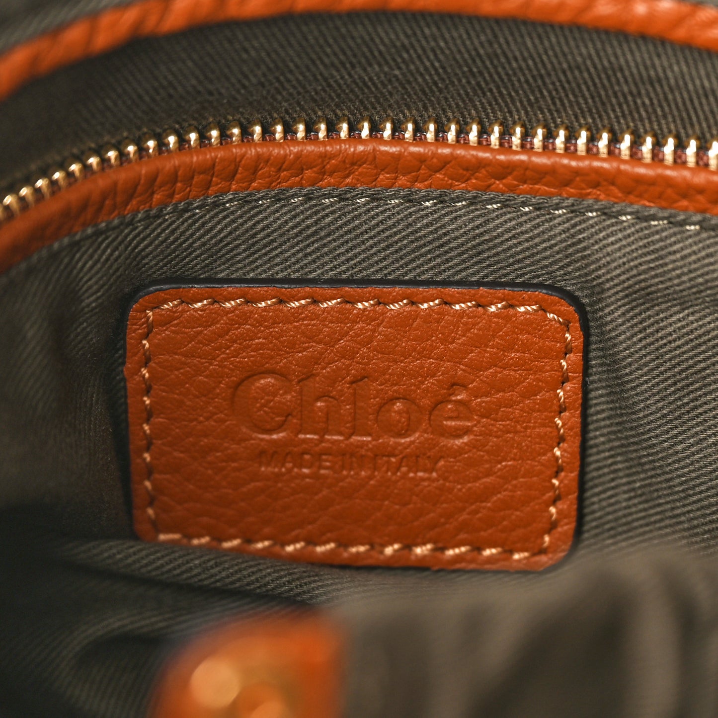 Calfskin Medium Marcie Satchel Tan
