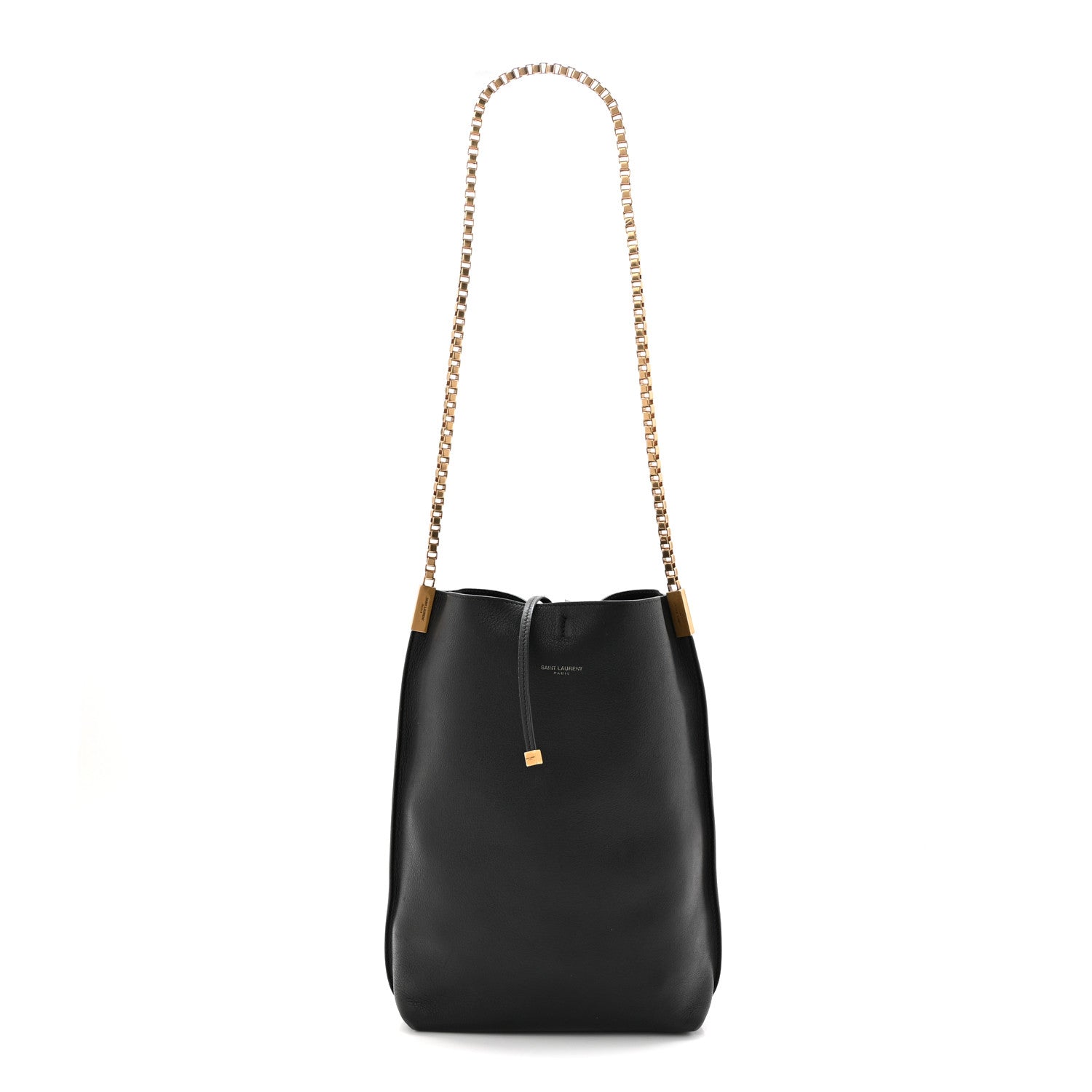 Saint Laurent Calfskin Small Suzanne Hobo Black 1 of 11