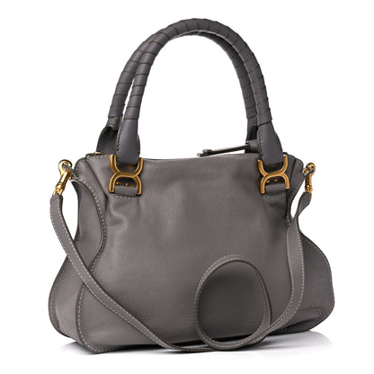 Chloe Calfskin Medium Marcie Satchel Cashmere Grey 2 of 11