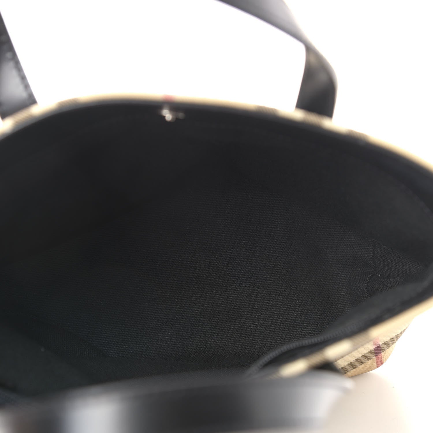Burberry House Check Small Tote Black 4 of 15