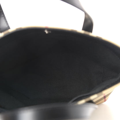 Burberry House Check Small Tote Black 4 of 15