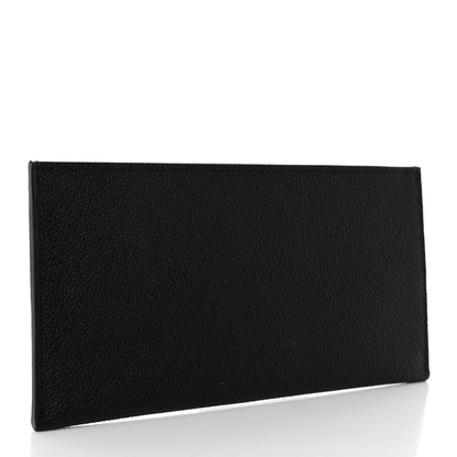 Louis Vuitton Calfskin Felicie Chain Wallet Card Holder Insert Black 3 of 6